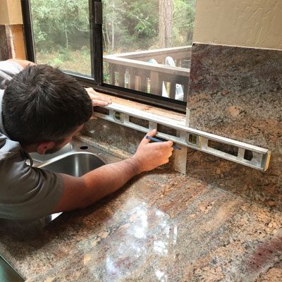 Install your stone benchtop